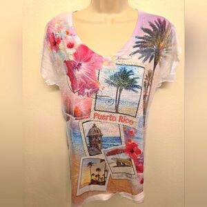 EUC Sweet Gisele Puerto Rico Short Sleeve T-shirt